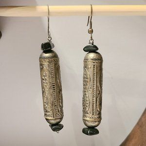 **4/$13** Etched Cylinder Earrings